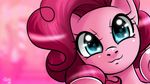  equine female feral friendship_is_magic fur hair horse long_hair looking_at_viewer mammal my_little_pony pink_background pink_fur pink_hair pinkie_pie_(mlp) plain_background pony princesssilverglow smile solo 