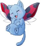  arthropod blush bravest_warriors cat catbug cute feline happy hindpaw hybrid insect jazzycat ladybug laugh mammal open_mouth paws solo wings 