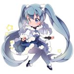  artist_name hatsune_miku long_hair lowres pantyhose solo star twintails u35 very_long_hair vocaloid white_background 