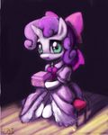  clothing colored cub dress equine female friendship_is_magic green_eyes hair horn horse john_joseco mammal my_little_pony pony raikoh-illust solo sweetie_belle_(mlp) two_tone_hair unicorn young 