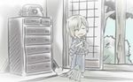  animation basil gif japanese_house katekyo_hitman_reborn sweeping telephone yukata 
