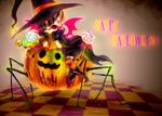  bone-beans bug candy food halloween happy_halloween jack-o'-lantern lollipop original pumpkin shaped_lollipop solo spider swirl_lollipop 