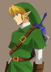  bad_id bad_pixiv_id blonde_hair blue_eyes earrings gloves jewelry koga_(pasuka) link male_focus master_sword pointy_ears sheath sheathed shield solo sword the_legend_of_zelda the_legend_of_zelda:_ocarina_of_time weapon 