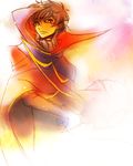  bad_id bad_pixiv_id brown_hair c_(rahit) cape code_geass helmet kururugi_suzaku male_focus solo zero_(code_geass) 