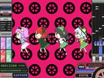  animal_ears beatmania beatmania_iidx black_hair cat_ears chibi dress kaenbyou_rin komeiji_koishi komeiji_satori multiple_girls parody purple_hair red_hair reiuji_utsuho ribbon running short_hair silver_hair smooooch tail touhou urushi wings 