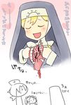  bloody_marie_(skullgirls) blush double_(skullgirls) eyes maid nun nurse organs skullgirls smile tagme teeth valentine_(skullgirls) 