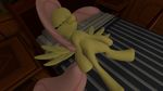  3d epiclper equine eyes_closed female feral fluttershy_(mlp) friendship_is_magic hair horse mammal my_little_pony pegasus pink_hair pony sleeping smile solo wings 