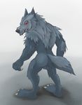  balls butt canine fahren fur grey_fur league_of_legends looking_at_viewer looking_back male mammal red_eyes solo standing warwick wolf 