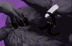  2017 all_the_way_through anal anal_fingering anthro anus black_fur caedere digital_media_(artwork) disembodied_hand duo female fingering fur grey_eyes incest khoros legs_up lying magic noxan nude on_back open_mouth outissa penetration purple_background pussy sex sibling simple_background teeth urethral urethral_fingering vaginal vaginal_fingering 