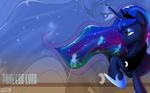  2013 blue_eyes crown english_text equine eyeshadow female feral friendship_is_magic horn horse makeup mammal my_little_pony nebula necklace pony pose princess_luna_(mlp) skyline19 solo sparkles standing stars text wallpaper winged_unicorn wings 