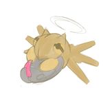  arthropod doublepopsicle insect kaykitten lying male nintendo on_back penis plain_background pok&#233;mon pok&eacute;mon precum shedinja sketch solo video_games white_background 