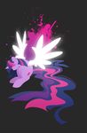  alpha_channel cutie_mark equine eyes_closed falleninthedark female feral friendship_is_magic hair horn horse mammal my_little_pony pony solo transformation twilight_sparkle_(mlp) two_tone_hair unicorn winged_unicorn wings 