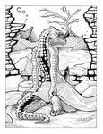  anthro aquilus back_turned black_and_white cum cum_drip dripping erection greyscale kneeling lizard looking_at_viewer looking_back male monochrome outside penis reptile scalie slash0x solo 