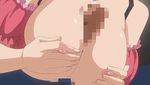  animated animated_gif bounce bouncing_breasts breasts censored erect_nipples frilled_shirt frills happoubi_jin kanojo_x_kanojo_x_kanojo large_breasts nipples orifushi_natsumi paizuri penis pink_shirt shirt 