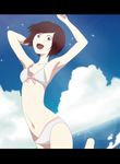  highres red ruby_rose rwby short_hair solo swimsuit 