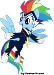  absurd_res alpha_channel clothing equine female friendship_is_magic hair hi_res mammal mask multi-colored_hair my_little_pony necklace pegasus plain_background power_ponies_(mlp) purple_eyes rainbow_dash_(mlp) rainbow_hair skinsuit smile solo transparent_background vector-brony wings zap_(mlp) 