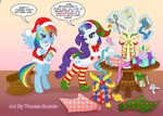  bell blue_eyes blue_fur bow boxes christmas clothing cutie_mark english_text equine fabric feather feathers female feral friendship_is_magic fruit fur gem gift gifts hair hat holidays horse italian_text legwear long_hair mammal multi-colored_hair my_little_pony one_eye_closed open_mouth pony purple_eyes purple_hair rainbow_dash_(mlp) rainbow_hair rarity_(mlp) santa_hat scissor scissors smile standing stockings string table tape teeth text vanessasan wand watch white_fur wings wink 