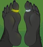  5_toes anthro barefoot black_dragon claws disembodied_leg dragon faceless_male fly_(artist) foot_focus hindpaw male paws plain_background plantigrade presenting runes solo toe_claws toe_ring toes unknown_species 