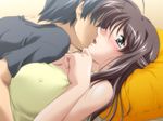  1boy 1girl amorous_professor_cherry binetsu_kyoushi_cherry blush brown_hair game_cg hase_chieri koikawa_kouta long_hair yamane_masahiro zyx 