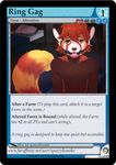  furoticon gag male mammal red_panda ring_gag spazzykoneko tcg trading_card_game 