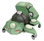  fang gen_1_pokemon ghost_in_the_shell ghost_in_the_shell_stand_alone_complex inemuri_uno mecha mechanization no_humans parody pokemon pokemon_(creature) pun simple_background solo tachikoma white_background 