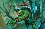  claws cudgel jesper_ejsing magic_the_gathering male tree troll tusks 