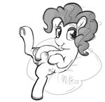  areola breasts cutie_mark equine erect_nipples female feral friendship_is_magic hair horse mammal masturbation mittsies monochrome my_little_pony nipples pillow pinkie_pie_(mlp) pony pussy smile solo teats tongue tongue_out 