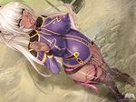  1girl ahegao blush bodypaint breasts dark_skin egg_vibrator fucked_silly kagami kagami_hirotaka kangoku_senkan kangoku_senkan_3 kila_kushan large_breasts lilith-soft pregnant pussy_juice solo vibrator 