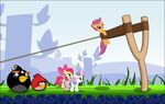  angry_birds apple_bloom_(mlp) avian bird crossover equine female feral friendship_is_magic horn horse mammal my_little_pony pegasus pony scootaloo_(mlp) sweetie_belle_(mlp) unicorn wings zacatron94 