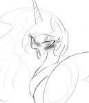  animal_ears bedroom_eyes blush cutie_mark equine female feral friendship_is_magic horn horny horse looking_at_viewer mammal my_little_pony open_mouth pony princess_celestia_(mlp) solo winged_unicorn wings zev 