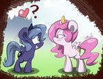  ? blue_eyes blue_fur blue_hair crown cutie_mark duo equine female feral friendship_is_magic frown fur grass hair horn horse long_hair mammal mountain my_little_pony open_mouth outside pink_hair pony princess_celestia_(mlp) princess_luna_(mlp) purple_eyes signature sky slitherpon smile teeth white_fur winged_unicorn wings 