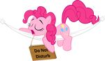  alpha_channel cute english_text equine female feral friendship_is_magic horse mammal my_little_pony pinkie_pie_(mlp) pony sleeping text zacatron94 