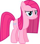  alpha_channel blue_eyes cutie_mark equine female feral friendship_is_magic frown hair horse mammal my_little_pony pink_hair pinkamena_(mlp) pinkie_pie_(mlp) plain_background pony solo standing transparent_background vector zacatron94 