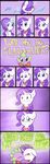  absurd_res blue_eyes blue_hair blush bow_tie comic_strip dragon english_text equine female feral friendship_is_magic fur green_eyes hair hi_res horn horse joyfulinsanity kissing long_hair looking_at_viewer male mammal my_little_pony necklace open_mouth pony purple_hair rarity_(mlp) scalie smile spike_(mlp) straight text unicorn white_fur 