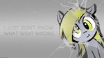 derplight derpy_hooves_(mlp) english_text equine female feral friendship_is_magic hair horse mammal my_little_pony pony solo text wallpaper yellow_eyes 