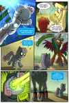  clothing comic dialog english_text equine fallout_equestria female feral freckles friendship_is_magic giraffe horn horse kill laser machine madmax mammal mechanical my_little_pony my_little_pony_friendship_is_magic original_character pony robot sweetie_bot text winged_unicorn wings 