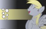  derplight derpy_hooves_(mlp) equine eyes_closed female feral friendship_is_magic hair horse mammal my_little_pony open_mouth pegasus pony smile solo wallpaper wings 