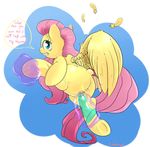  anus carlsbetrayal cutie_mark dialog dildo english_text equine female feral fluttershy_(mlp) friendship_is_magic fur green_eyes hair horse mammal my_little_pony pegasus pink_hair pony prodding pussy sex_toy solo text wings yellow_fur 
