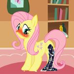  anus blush butt cutie_mark dildo equine female fluttershy_(mlp) friendship_is_magic fur hair horse long_hair mammal masturbation my_little_pony nude open_mouth pegasus pink_hair pony pussy sex_toy solo sweat wings yellow_fur zat 