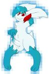  2017 4_fingers anthro balls black_nose cum foreskin grimev jeison_(character) legendary_pok&eacute;mon looking_at_viewer nintendo penis pok&eacute;mon pok&eacute;mon_(species) precum red_eyes shaymin simple_background solo toes video_games 