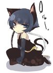  1girl animal_ears bleach blue_eyes cat_ears cat_tail female hall_jion solo sui-feng tail 