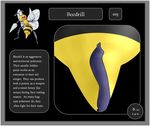  arthropod barefoot bee beedrill black_background black_skin close-up english_text erection feral insect male nintendo nude number penis plain_background pok&#233;mon pok&eacute;mon purple_penis purple_skin raised_arm shadow shiny solo stinger text video_games wings yellow_skin zekromlover 