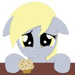  alpha_channel animated blonde_hair derp_eyes derpy_hooves_(mlp) ear_twitch equine female food friendship_is_magic hair horse looking_at_viewer mammal muffin my_little_pony pegasus plain_background pony puppy_dog_eyes table tomdantherock transparent_background wings yellow_eyes 