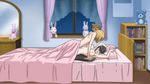  aki_sora animated animated_gif aoi_nami bed bed_sheet bedroom black_hair blonde_hair bouncing_breasts breasts glasses implied_futanari large_breasts long_hair moaning multiple_girls nipples pillow pillow_grab sex short_hair small_breasts sumiya_kana yuri 