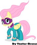  equestria_girls equine female fluttershy_(mlp) friendship_is_magic horse mammal mask my_little_pony pegasus pony power_ponies_(mlp) saddle_rager_(mlp) vector-brony wings 