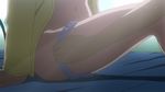  animated animated_gif bed momo_velia_deviluke panties panty_pull shirt to_love-ru to_love-ru_darkness underwear yuuki_rito 