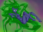  abs anthro anthrofied breasts equine female friendship_is_magic green_eyes green_hair green_theme hair horse long_hair looking_at_viewer lying mammal mane-iac_(mlp) misukitty my_little_pony nude pony solo 