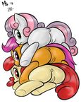  anus apple_bloom_(mlp) cutie_mark_crusaders_(mlp) equine female feral friendship_is_magic green_eyes group hair horn horse looking_back mammal megasweet my_little_pony pegasus pony purple_eyes purple_hair pussy red_hair scootaloo_(mlp) sweetie_belle_(mlp) two_tone_hair unicorn wings young zekromlover 