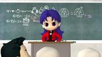  chibi katsuragi_misato neon_genesis_evangelion petit_eva:_evangelion@school school suzuhara_touji tagme teacher 