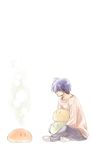  blue_hair clannad dango_daikazoku highres ichinomi male_focus okazaki_tomoya solo 